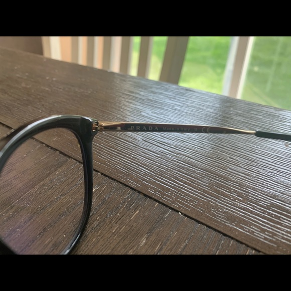 Prada Frames w/ Clear Non-Prescription Lenses - Picture 4 of 5